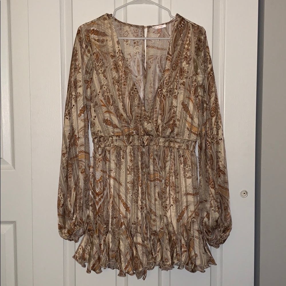 Rainbow of Autumn Colors Shimmer Ruffle Romper